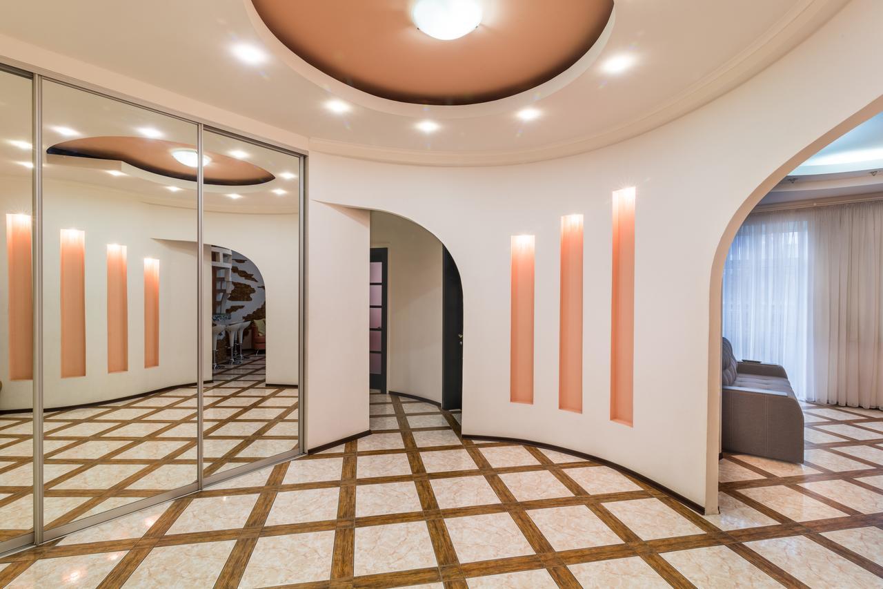 Lux Near Most City With Panoramic Windows Dnipro Exterior foto